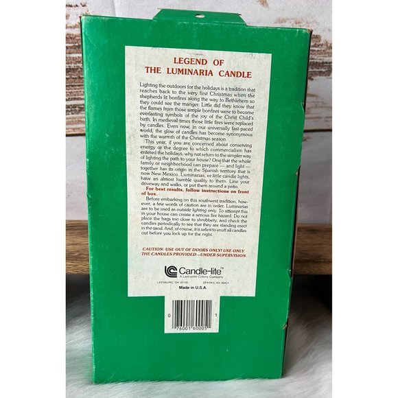 Vintage Candle Lite Set of 10 Luminaria Kits/Paper Lanterns New In Open Box - Picture 2 of 5